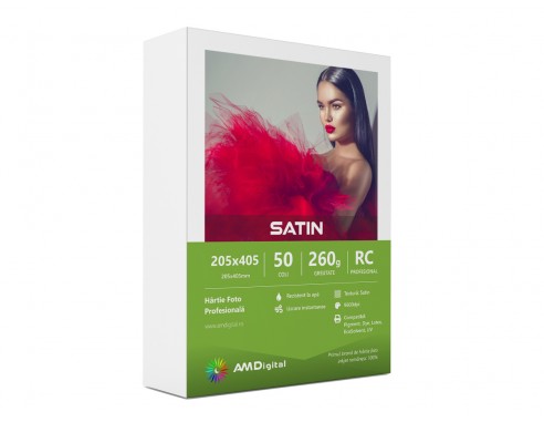 Hartie RC - Satin 260g - 205x405 - 50...